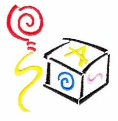 quick stitch stuff machine embroidery pattern - Kids Stuff perfect for Party Hats