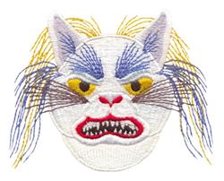 detailed easter mask machine embroidery pattern - Kitsune Mask for Cultural Events