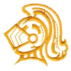 quick stitch profile machine embroidery pattern - Knight Profile for kitchen aprons