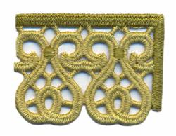detailed edging FSL lace machine embroidery pattern - Lace Edging for Fashion Items