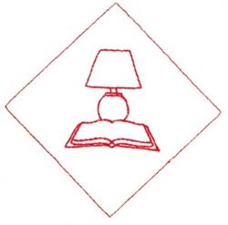 diamond quick stitch machine embroidery - Lamp Diamond perfect for reusable tote bags