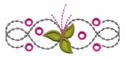 Leaf Flourish Cutwork - 5x7 leaf applique embroidery design for patchwork quilt blocks