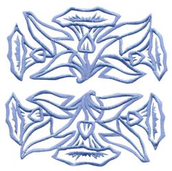 Lilies - lilie detailed machine embroidery design perfect for patchwork quilt blocks