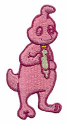 beginner-friendly martian machine embroidery pattern - Martian for Childrens Shirts