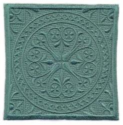 Medallion Large - 6x10 large FSL lace embroidery design for festive table runners
