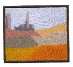 scene detailed machine digital embroidery - Mesa Scene perfect for kitchen tea towels