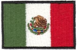 Mexico Flag - 4x4 bird beginner-friendly embroidery design for Cultural Event Banners