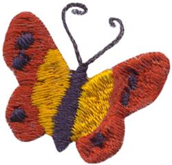 quick stitch butterfly machine embroidery pattern - Mini Butterfly for decorative pillow covers