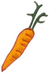 carrot quick stitch machine embroidery - Mini Carrot for decorative pillow covers