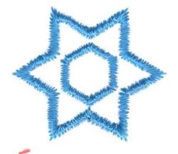 Mini Six Point Star