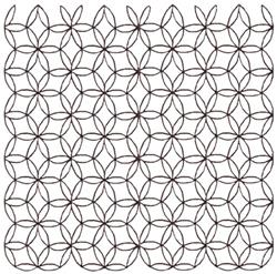 detailed easter sashiko machine embroidery pattern - Mitsuba Sashiko for patchwork quilt blocks