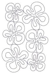 flower beginner-friendly machine embroidery - Mod Flowers for decorative pillow covers