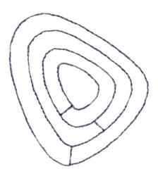 shape quick stitch machine embroidery - Mod Shapes perfect for decorative pillow covers