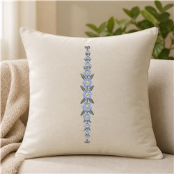 beginner-friendly border machine embroidery pattern - Nasturtium Border for patchwork quilt blocks