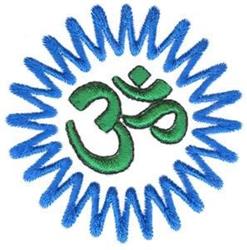 symbol beginner-friendly machine embroidery - Ohm Symbol for Religious Garments