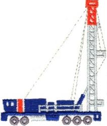 rig detailed machine digital embroidery - Oil Rig perfect for patchwork quilt blocks