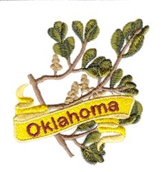 oklahoma-mistletoe detailed machine embroidery - Oklahoma-Mistletoe for kitchen tea towels