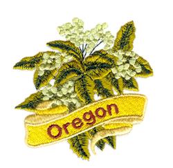 Oregon-Oregon Grape - 4x4 grape detailed embroidery design for decorative pillow covers