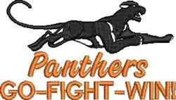 Panther Pride - 5x7 pride beginner-friendly machine embroidery design for Gym Towels
