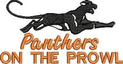 pride beginner-friendly machine embroidery - Panther Pride perfect for Sports Towels
