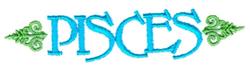 pisce quick stitch machine embroidery - Pisces perfect for patchwork quilt blocks