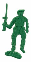soldier beginner-friendly machine embroidery - Plastic Soldier for Themed Parties