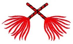 pon beginner-friendly machine embroidery - Pom Pons perfect for festive table runners