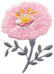 poppy beginner-friendly machine embroidery - Poppy perfect for decorative pillow covers