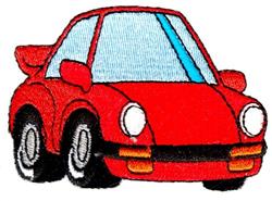Porsche - 4x4 porsche detailed machine embroidery design for decorative pillow covers