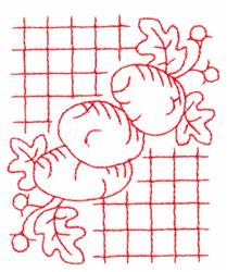 quick stitch potatoe redwork machine embroidery pattern - Potatoes for kitchen aprons