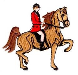 Prancing Horse - 4x4 horse beginner-friendly embroidery design for decorative pillow covers