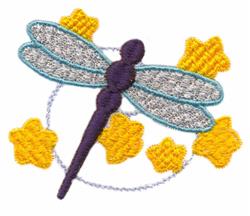 dragonfly detailed machine embroidery - Puffy Dragonfly for decorative pillow covers
