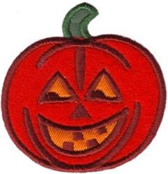 beginner-friendly halloween pumpkin applique machine embroidery pattern - Pumpkin Applique for Halloween Bags