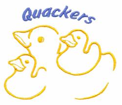 Quackers - 4x4 bird beginner-friendly embroidery design for decorative pillow covers
