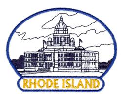 beginner-friendly capitol machine embroidery pattern - Rhode Island State Capitol for Hat Fronts