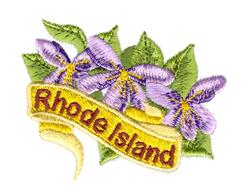 island-violet detailed machine embroidery - Rhode Island-Violet for kitchen tea towels