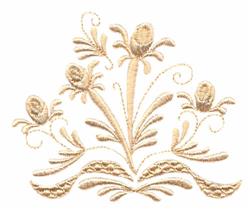 Rosebuds - 4x4 rose beginner-friendly embroidery design for decorative pillow covers