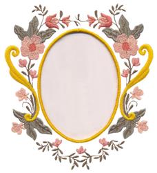 Rosemaling Cutwork - 6x10 leaf detailed machine embroidery design for kitchen aprons