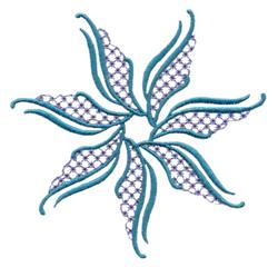 Rosemaling - 5x7 rosemaling detailed machine embroidery design for reusable tote bags