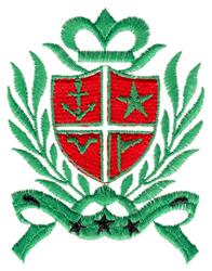 crest beginner-friendly machine embroidery - Royal Crest for decorative pillow covers