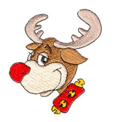 reindeer detailed machine digital embroidery - Rudolph perfect for Kids Decor