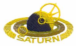 Saturn - 4x4 saturn beginner-friendly machine embroidery design perfect for Caps