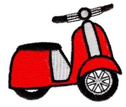 Scooter - 4x4 scooter beginner-friendly machine embroidery design for Activity Books