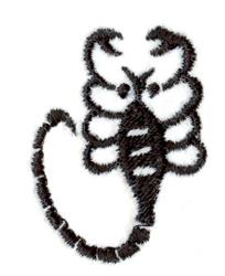 scorpion quick stitch machine embroidery - Scorpio Scorpion for patchwork quilt blocks