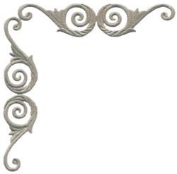 scrollwork detailed machine embroidery - Scrollwork perfect for Table Runner Details