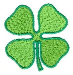 leaf beginner-friendly machine embroidery - Shamrock for decorative pillow covers