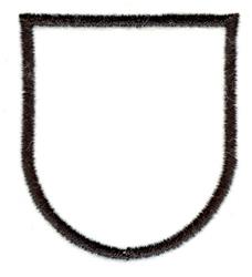 outline quick stitch machine embroidery - Shield Outline perfect for reusable tote bags