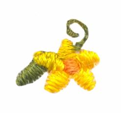 Single Flower - 4x4 flower quick stitch machine embroidery design for Baby Blankets