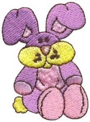 beginner-friendly bunny rabbit machine embroidery pattern - Sitting Bunny for decorative pillow covers