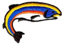 Skeena Fish - 4x4 fish quick stitch machine embroidery design perfect for T-Shirts
